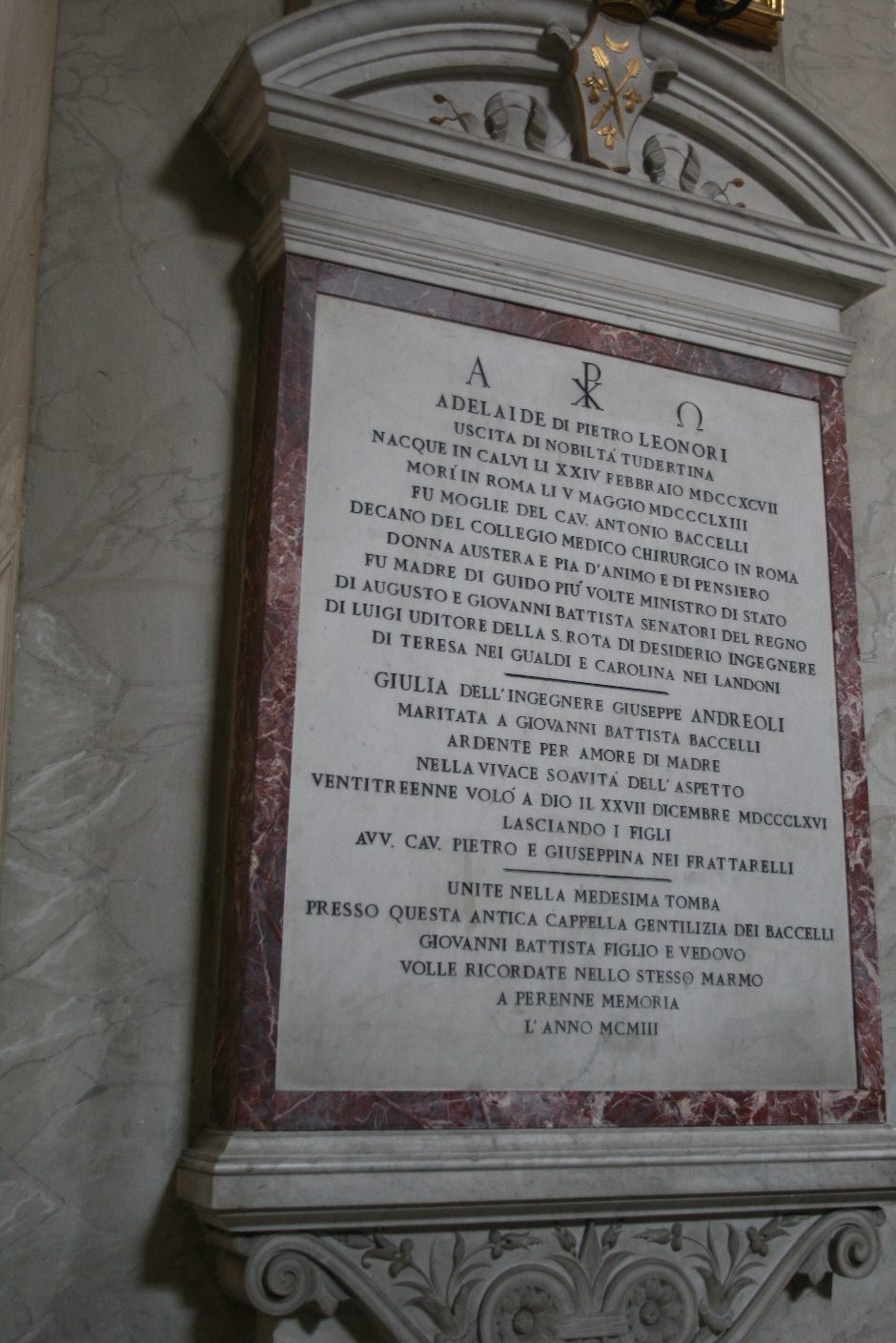 Adelaide Leonori's tomb, San Giovanni dei Fiorentini, Rome - 01.jpg